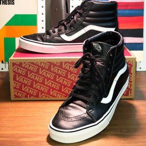 Vans Sk8-Hi Black Leather 12